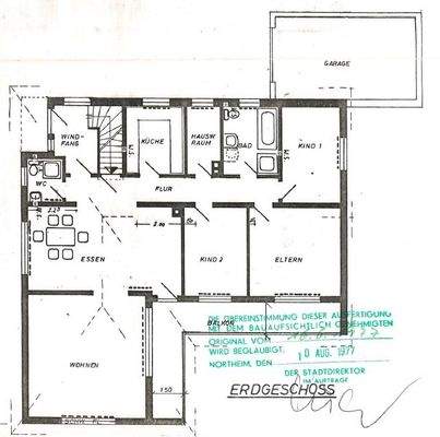 Grundriss Erdgeschoss
