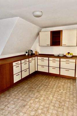 Küche im Dachgeschoss