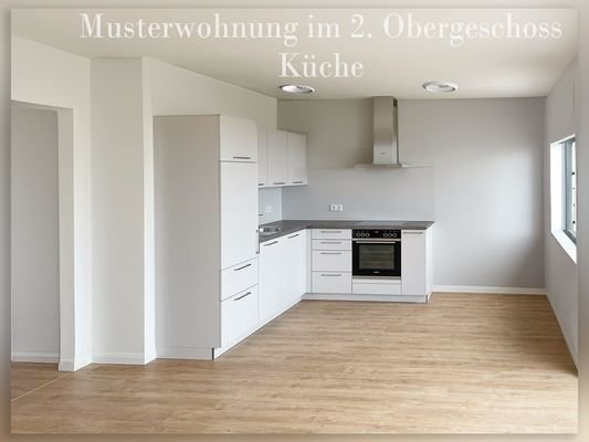 Musterwohnung im 2. Obergeschoss - Küche