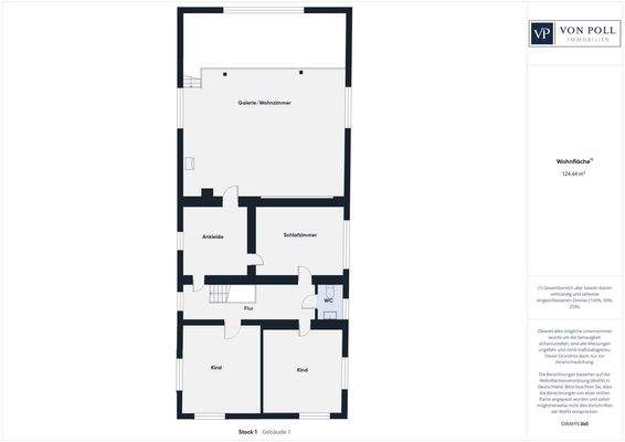 Hauptgebäude -Obergeschoss