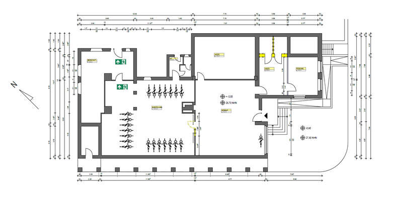 Grundriss Gewerbefläche