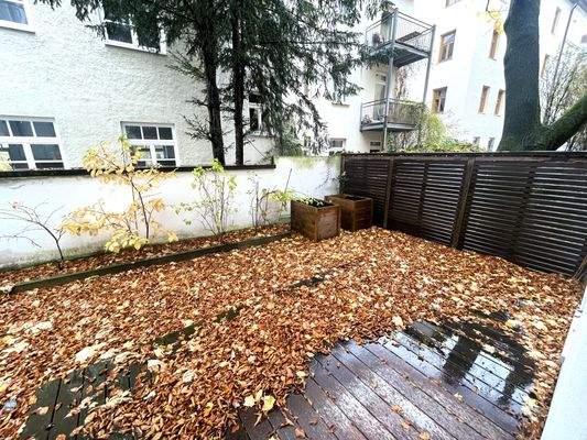 Terrasse in den Innenhof