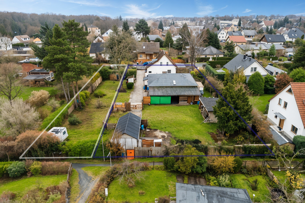 Luftaufnahme Grundstück