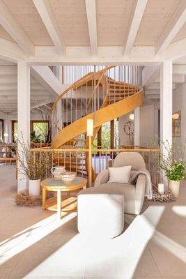 Ästhetische Verbindung aller Geschosse