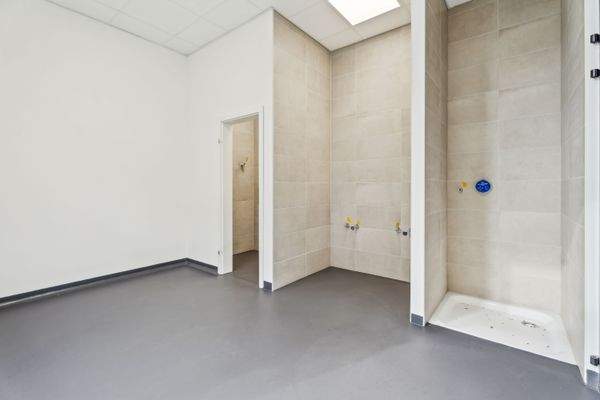 Vorbereitete Duschen