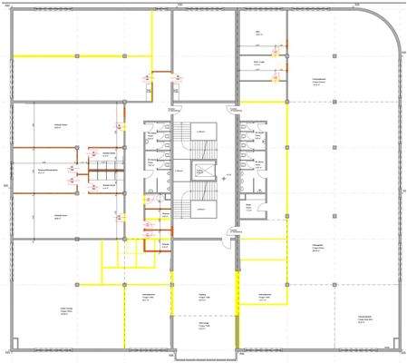 Der Grundriss weicht in der Realität etwas von der Planung ab.