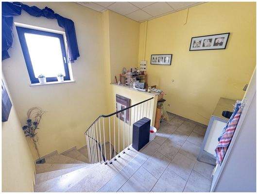 Treppe in Untergeschoss