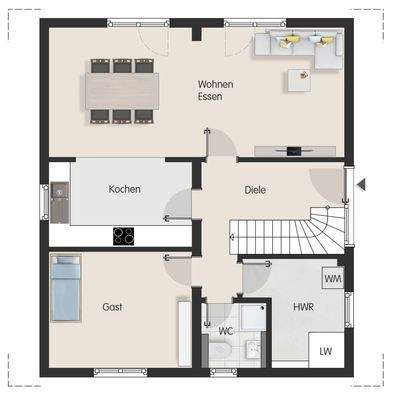 Grundriss Erdgeschoss
