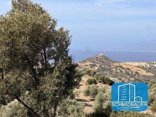Kreta, Triopetra: Atemberaubendes Grundstück mit Baugenehmigung zu verkaufen