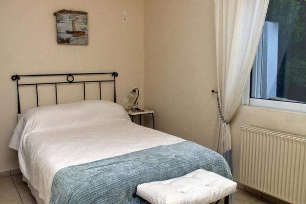 Crete, Plaka Elounda: Villa with swimming pool and panoramic views above Plaka