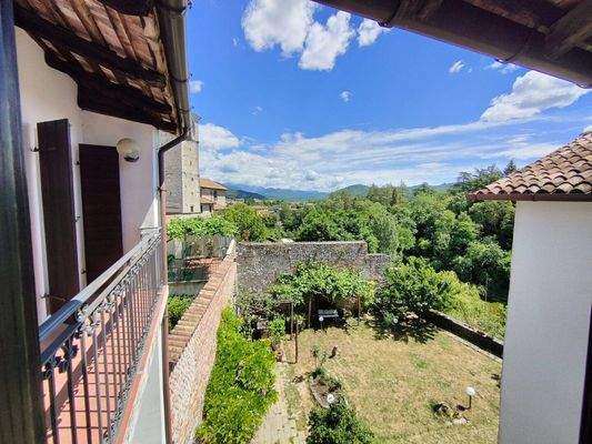 historisches Haus in Cividale del Friuli mit Garten und Panoramablick