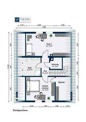 Grundriss Dachgeschoss