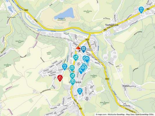 Geolyzer Kartenausschnitt