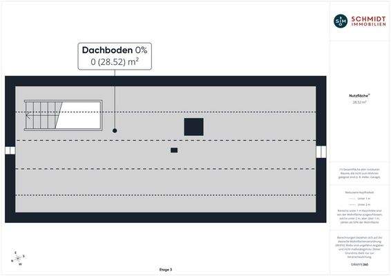 Grundriss Spitzboden 2. DG