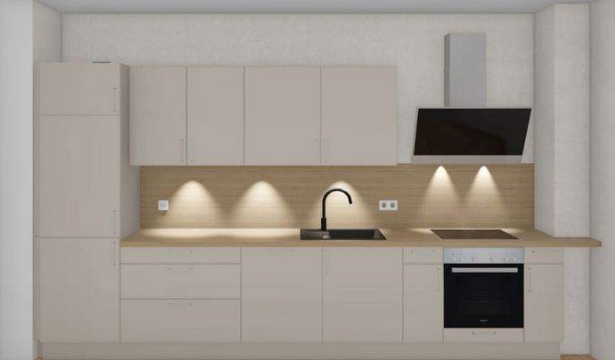 Küchenzeile bei Einzug