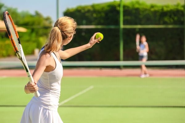 Ausgleich beim Tennis