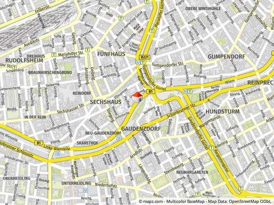 Geolyzer Kartenausschnitt