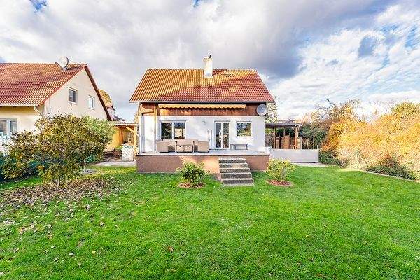 Rückansicht des Hauses