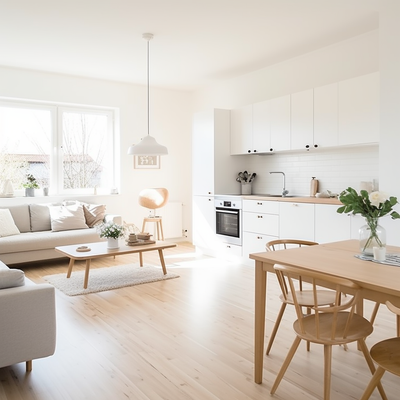 Schaffen Sie sich im Wohnzimmer eine lichtdurchflu