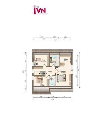 Grundriss Dachgeschoss