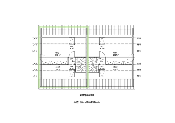 Dachgeschoss DH Stuttgart_DHH links