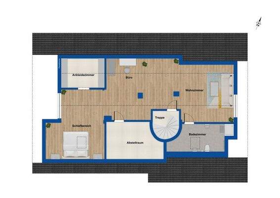 GR Dachgeschoss Haupthaus