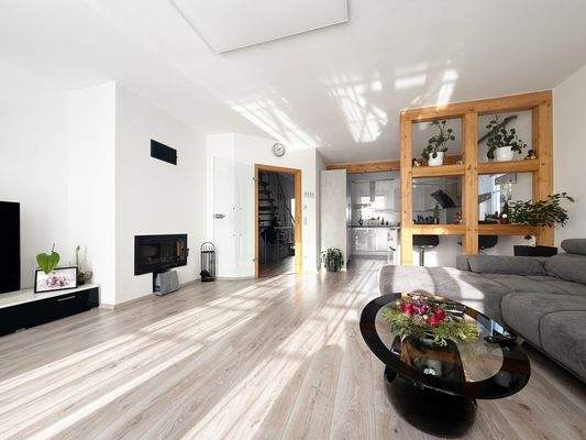 Wohnbereich und Küche

