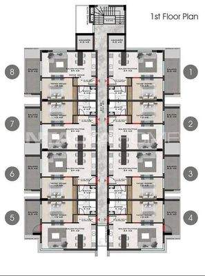 Real Estate with Rich Communal Amenities in Alanya Mahmutlar