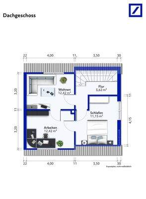 Grundriss Dachgeschoss
