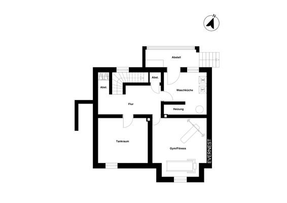 Grundriss Untergeschoss