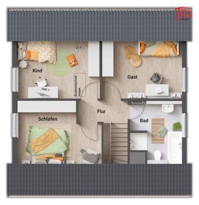 Grundriss OG zusätzl. Zimmer