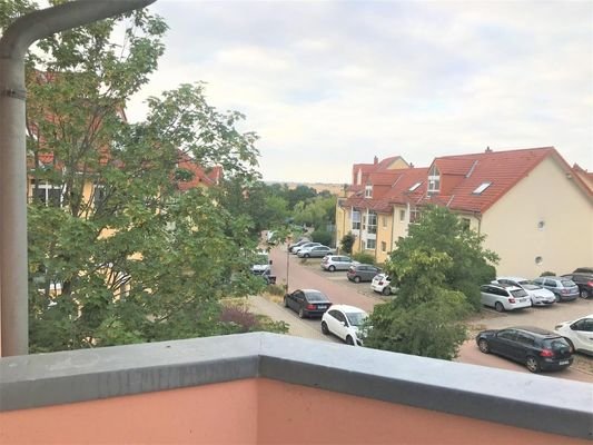 Ausblick vom Balkon