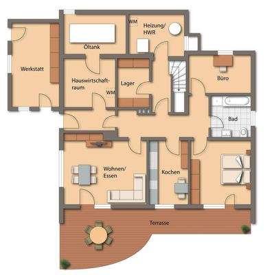 Grundriss Erdgeschoss 