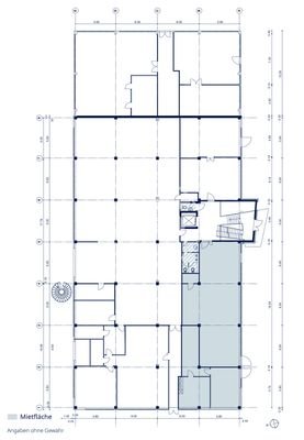 Grundriss Lagerfläche im Erdgeschoss