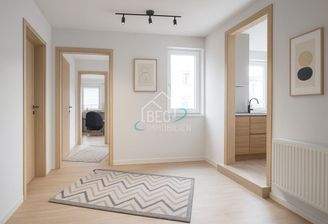 virtuell bearbeiteter Flur