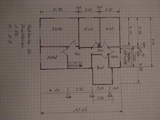 Grundriss 1. OG Aschhorner Str. 18, Drochtersen