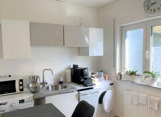 Teeküche ist unmöbliert