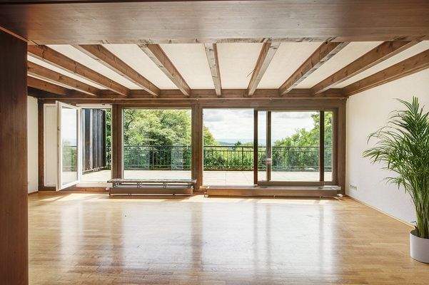 Wohnzimmer/Zugang Terrasse Erdgeschoss