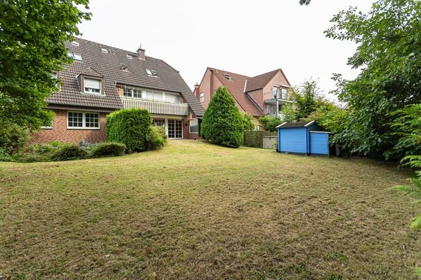 Garten mit Westausrichtung