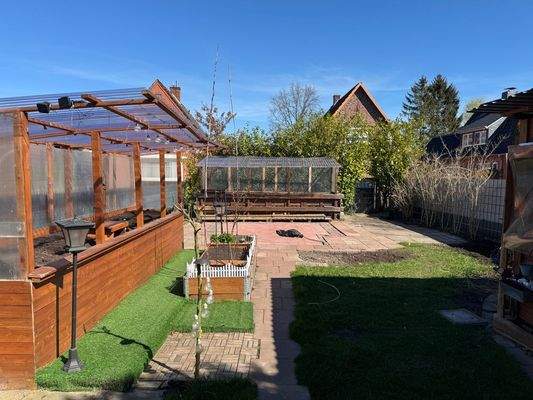 Blick in den schönen Garten