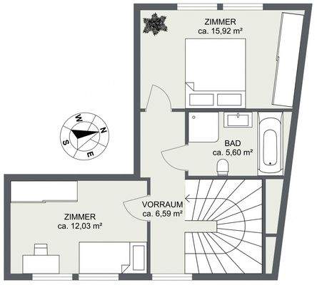 Grundriss DG - Skizze
