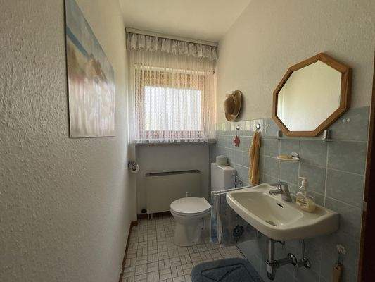 Toilette Gartengeschoss