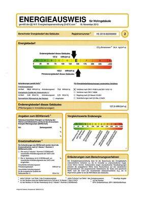Energieausweis/Energiebedarf