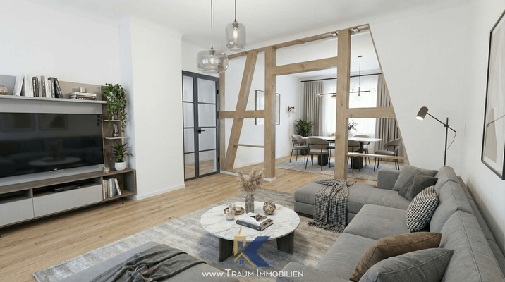 So könnte es aussehen: Wohnbereich EG