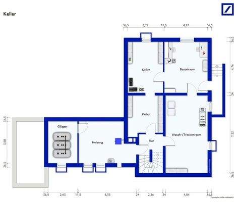 Grundriss Keller