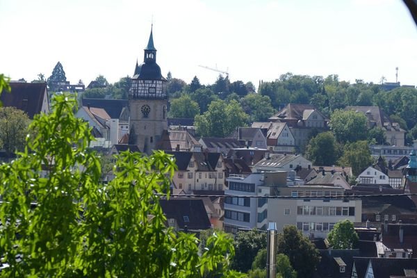 Schöner Blick auf Backnang