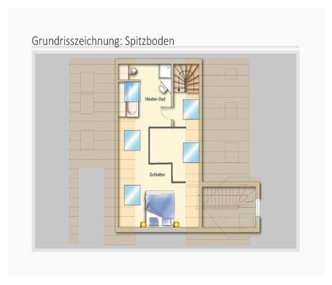 Grundriss Spitzboden