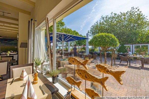 Blick auf die Terrasse