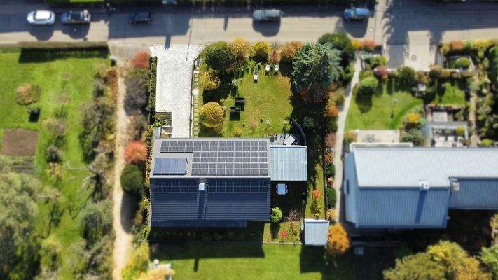 Luftbild - Grundstück von oben