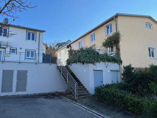 Zugang von der Anliegerstraße her